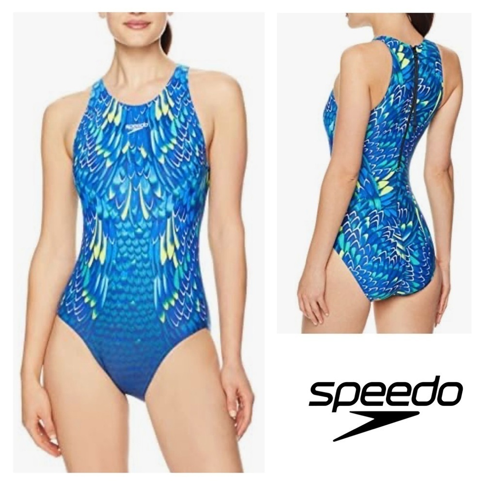 Speedo Feathers Turbo Womens One Piece Suit